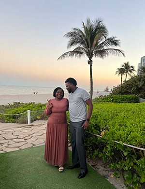 Image of thenji and james